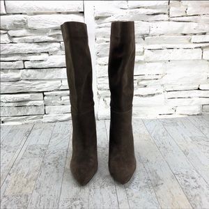 something navy parker suede boot